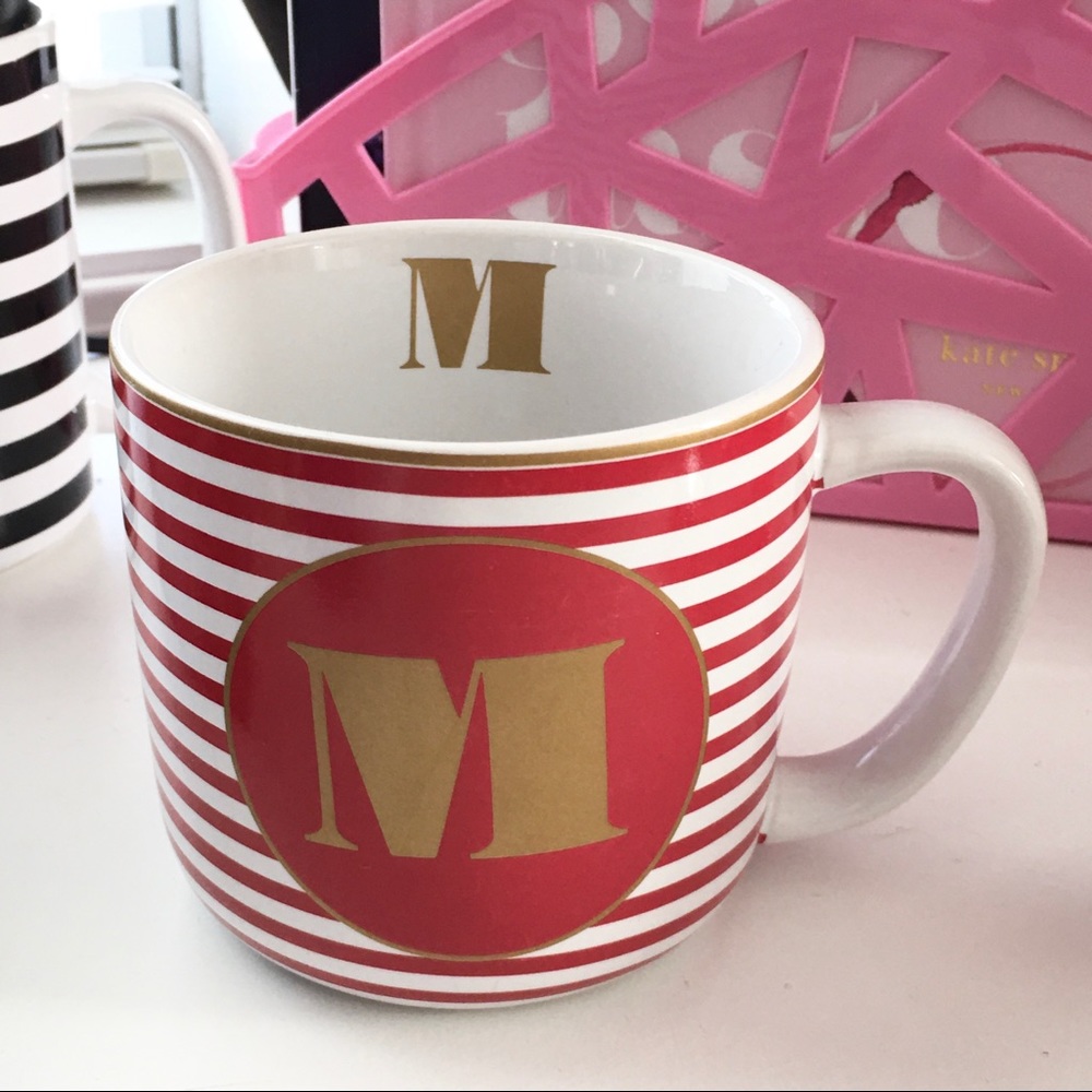Initial M Coffee Mug☕️💕❤️